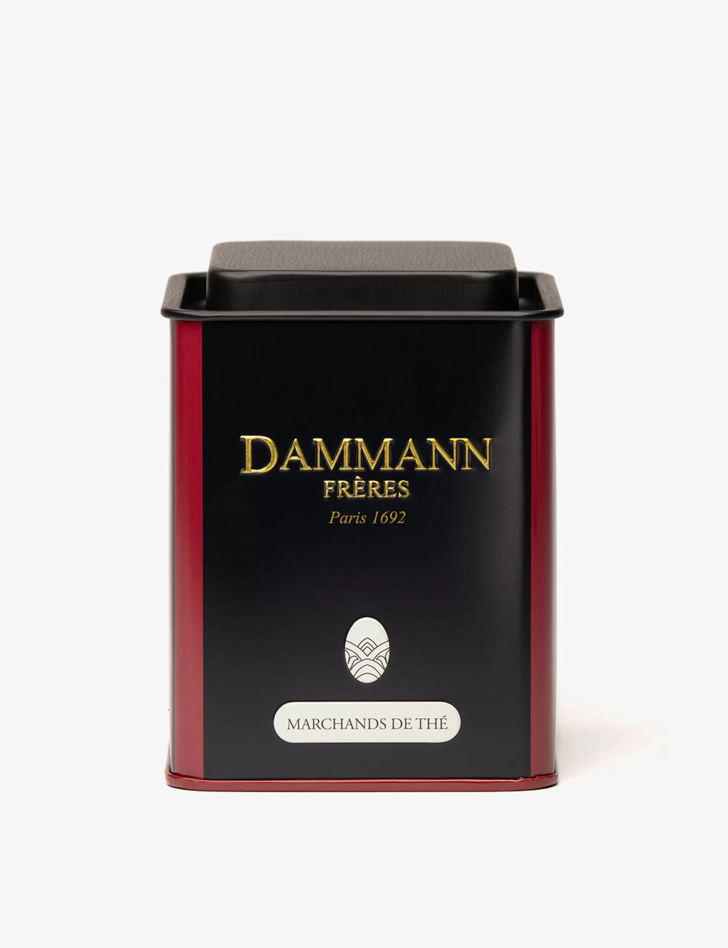 New Boite Vide Dammann "Marchands De Thé" - 100G Boîtes Dammann Frères