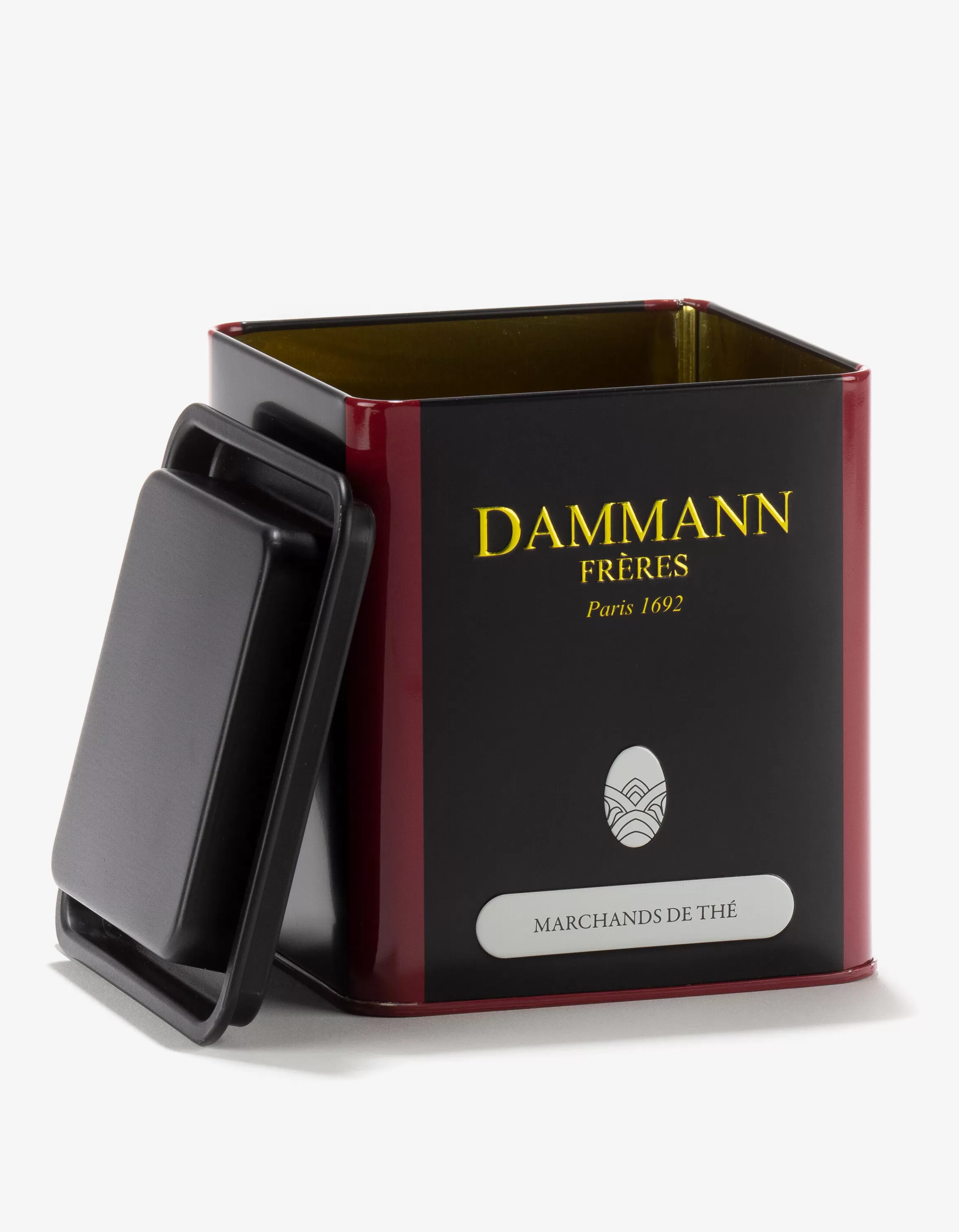 New Boite Vide Dammann "Marchands De Thé" - 100G Boîtes Dammann Frères