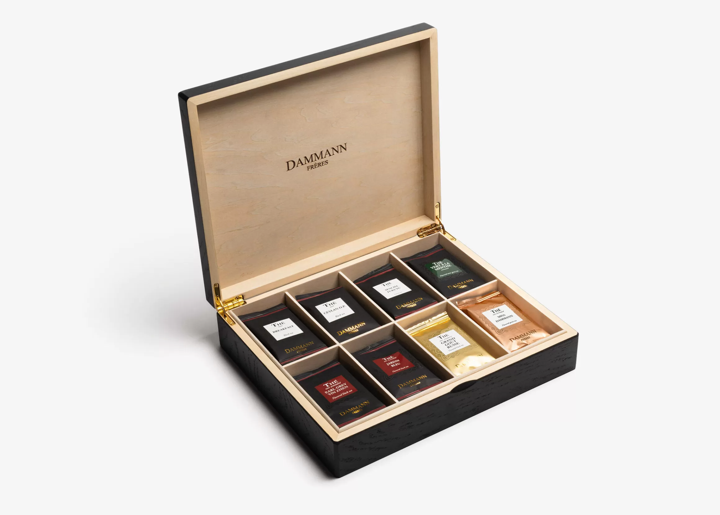 Best Coffret Bois Noir Coffrets Cadeaux Thés En Sachets