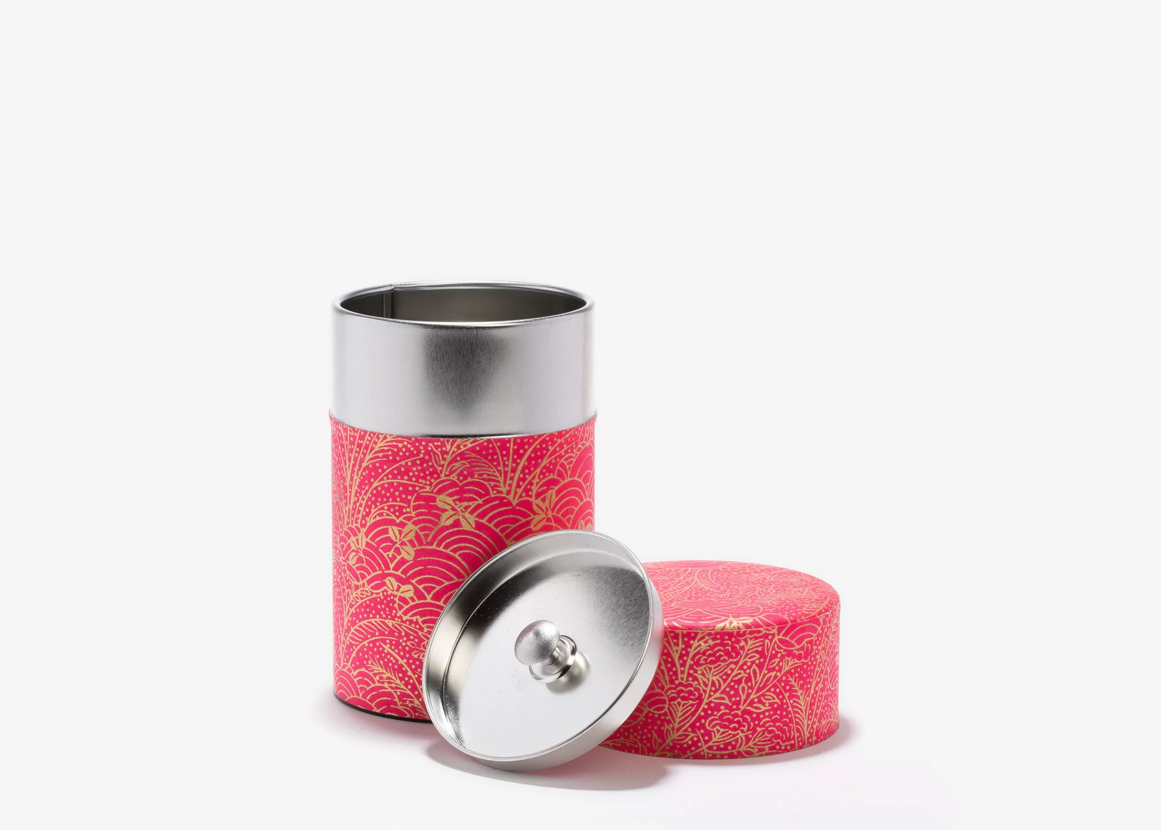 Store Shoji, Boite À Thé Papier Washi Rose 100G Boîtes Vides Décorées