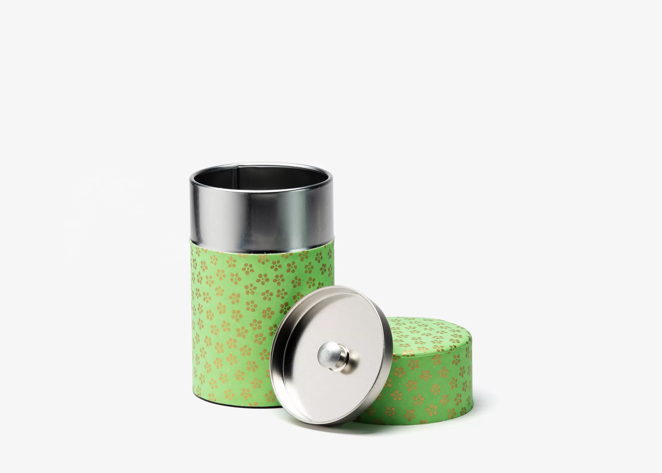 Fashion Sogen, Boite À Thé Papier Washi Vert 100G Boîtes Vides Décorées