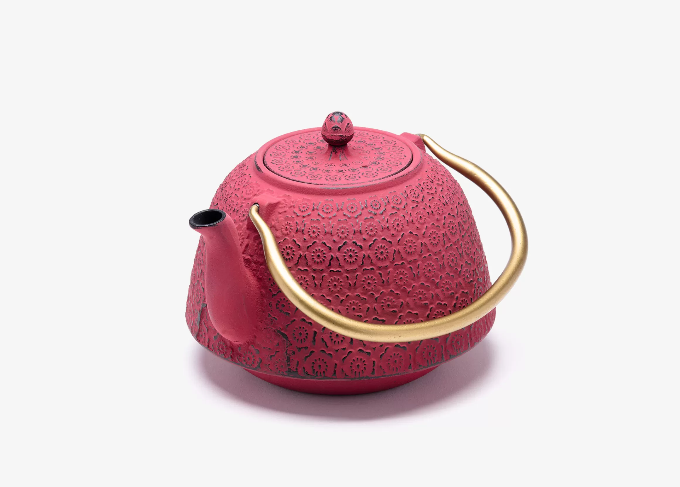 Outlet Théiere Fonte De Chine - Huashu 1,3 L - Rouge Fonte De Chine